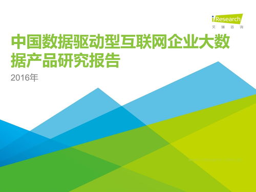 2016年中國數(shù)據(jù)驅(qū)動型互聯(lián)網(wǎng)企業(yè)大數(shù)據(jù)產(chǎn)品研究報告 洞察互聯(lián)網(wǎng)數(shù)據(jù)服務(wù)的新前沿
